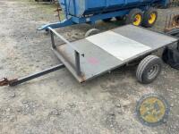 8x5.5 Heavy Metal Grey Trailer - 3
