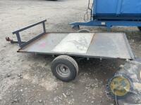8x5.5 Heavy Metal Grey Trailer - 4