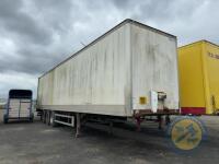 45ft Triaxle Box Van Dry Trailer