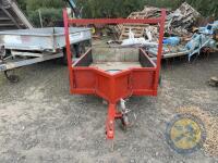 Heavy Build All Steel 6x4 Car Trailer with Lights, Jockey Wheel & Spare Wheel - 2