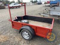 Heavy Build All Steel 6x4 Car Trailer with Lights, Jockey Wheel & Spare Wheel - 4