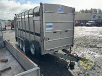 14ft Triaxle Cattle Trailer with Lights & Brakes, Sheep Decks & Dividing Gates - 3