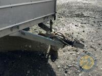 14ft Triaxle Cattle Trailer with Lights & Brakes, Sheep Decks & Dividing Gates - 4