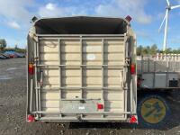 14ft Triaxle Cattle Trailer with Lights & Brakes, Sheep Decks & Dividing Gates - 6