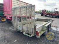 Tuffmac Plant Trailer - New Hitch, Good Brakes, LED Lights - 6