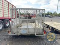 Tuffmac Plant Trailer - New Hitch, Good Brakes, LED Lights - 8