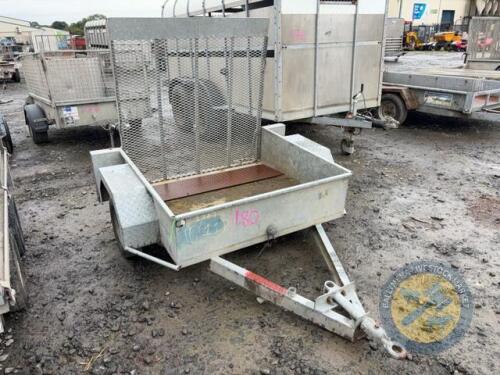 Single axle plant trailer