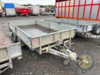 2021 Ifor Williams 12ft Dropside Trailer with Brakes & Lights Working - 3