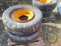4x 16.9 R24 Tyres & Rims - 2