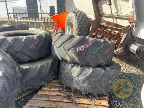 4x JCB D2 Minery Tyres