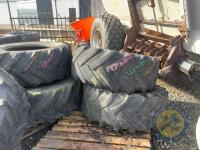 4x JCB D2 Minery Tyres