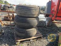 3x 8 Stud Wheels - 2