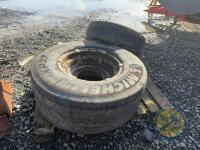 1x 340/65 R18 Michelin Tyre & Rim - 2
