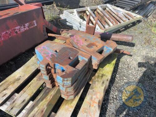 10 Original Ford Tractor Weights