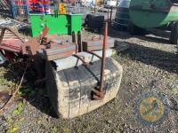 750Kg Agco Weight Block - 3