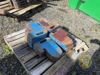 13 Original Major Massey Ferguson Tractor Weights - 2
