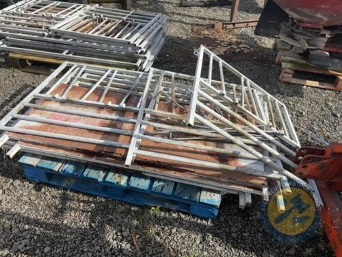 3 Calf Pens with Bucket Rings & Pins