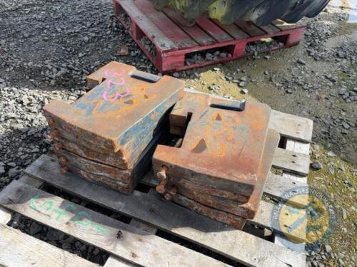 9 W90 Tractor Weights