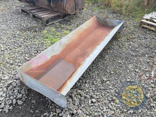 6ft 6 inch Galvanised Cattle Trough