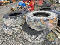 4x 460/70 R24 Handler Tyres - 2