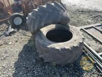 2x 440/65 R24 Michelin Tyres - 4