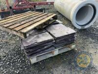 Approx 480 Bangor Blue Slates 20x40 (2pallets)