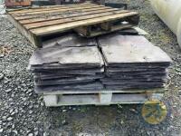 Approx 480 Bangor Blue Slates 20x40 (2pallets) - 2