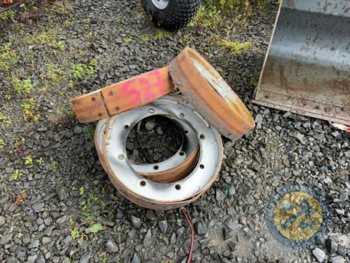 4 Small Steel Wheels