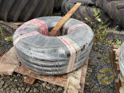 Roll of 61mx50mm Rubber Pipe