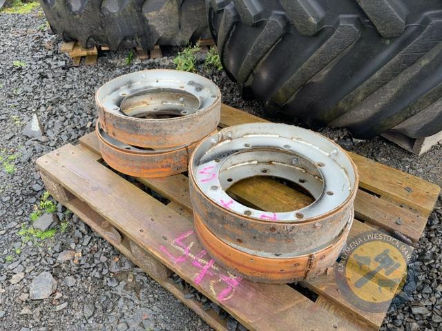 4 Small Steel Wheels