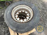 Lorry Axle with 2 Wheels & 2x 10 Stud Complete Wheels with Tyres - 3