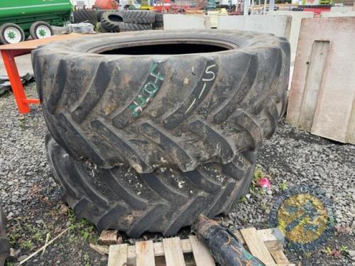 600/ 65 R38 Rear Tractor Tyres x2