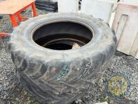 600/ 65 R38 Rear Tractor Tyres x2 - 2