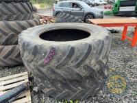 600/ 65 R38 Rear Tractor Tyres x2 - 3