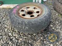 1 235/85 R16 BF Goodrich Tyre & Rim