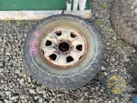 1 235/85 R16 BF Goodrich Tyre & Rim - 2