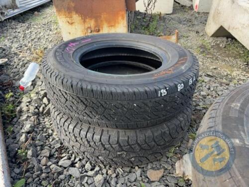 2 195/80 R15 Lassa Tyres