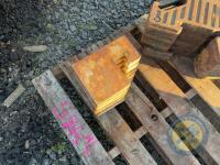 5x Small Tractor Weights - 2