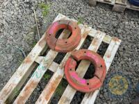 4 Massey Wheel Weights - 2
