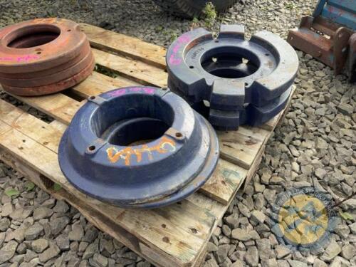 Set of Fordson Wheel Weights