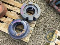 Set of Fordson Wheel Weights - 2