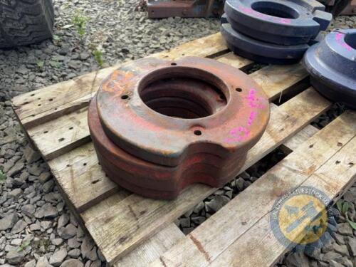 Set of Fordson Wheel Weights