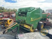 1997 John Deere 575 Round Baler & Control Box & Shaft - 3