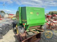 1997 John Deere 575 Round Baler & Control Box & Shaft - 5