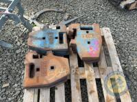 10x Ford Stamped Tractor Weights - 2