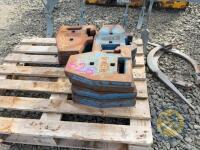 10x Ford Stamped Tractor Weights - 3