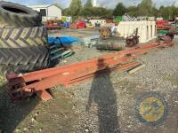 4x 26ft Long Uprights with Steel Plates on Feet, 16ft Lengths of Channel Iron, 6.5ftx6 & 3x Channel Irons 6x2.5 - 3