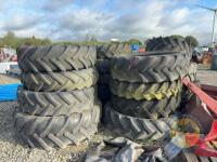 Selection of Tractor Tyres of Various Sizes