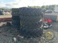 Selection of Tractor Tyres of Various Sizes - 2