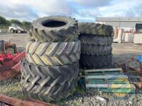 Selection of Tractor Tyres of Various Sizes - 4
